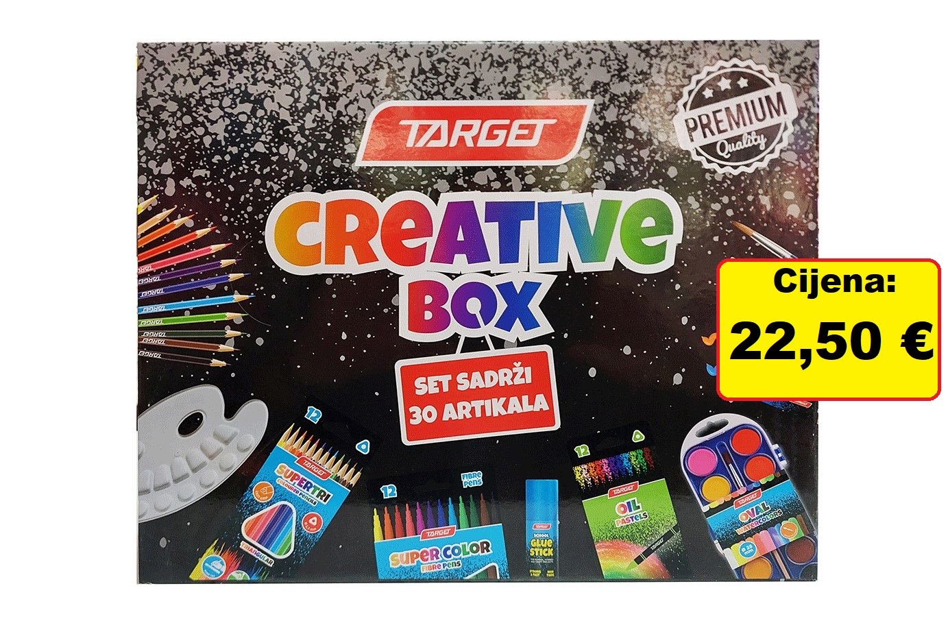 SET ZA LIKOVNI ODGOJ-TARGET